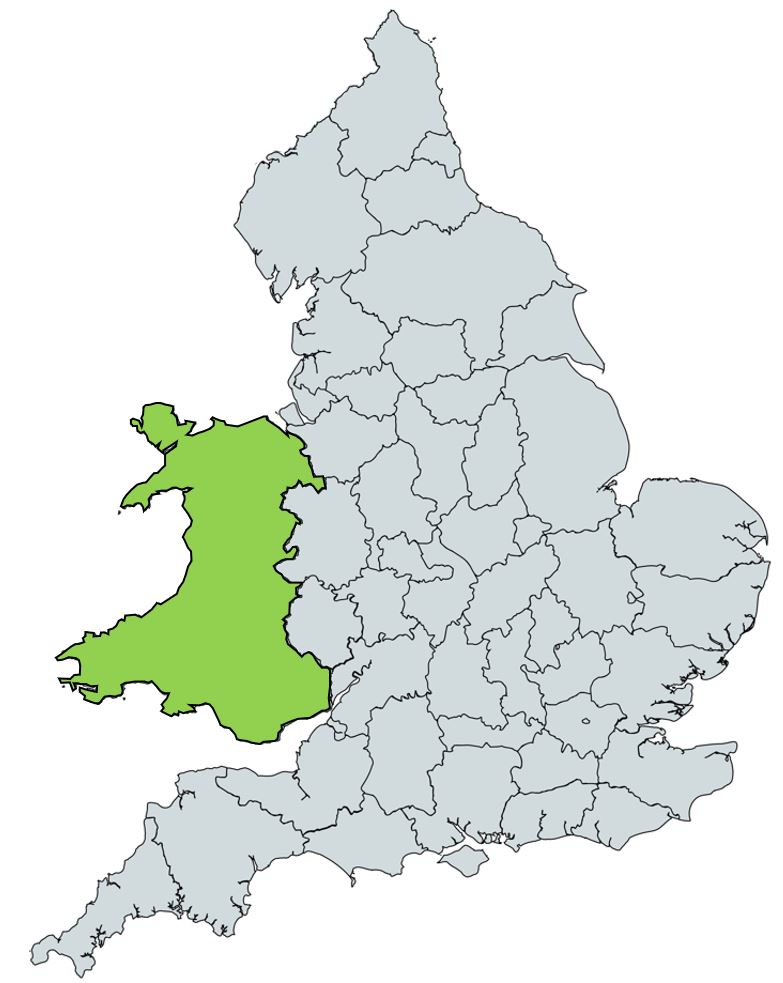 Map of UK with Tyne and Wear highlighted