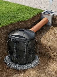 drainage attenuation system in action