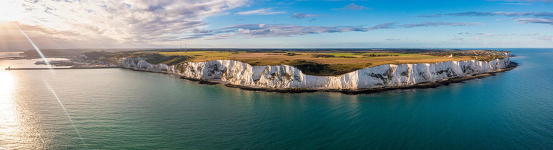 East Sussex white cliffs